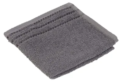 Immagine prodotto di Gözze - Set di salviette, set da 4 pezzi, Berlino, 100% cotone, 30 x 30 cm - antracite