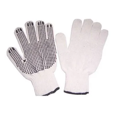 Produktbild von 12 Paar Gartenhandschuhe Arbeitshandschuhe Handschuhe mit Noppen Weiß