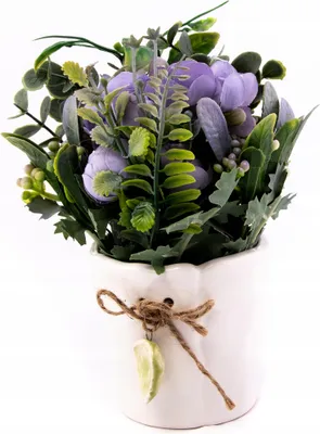 Produktbild von Künstliche Topfpflanze 17cm - Farbenfrohe Deko - Realistische Optik - Für Zuhause & Büro