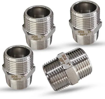 Productafbeelding van 1 Inch Mannelijke Hexaansluitingen - 4 Stuks
