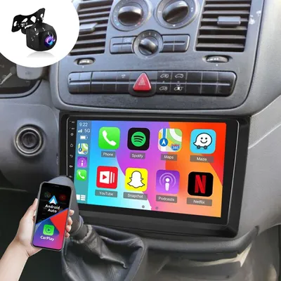 Produktbild von Autoradio 10 Zoll Android 15 für Mercedes Benz Vito Viano W639 2004-2014 GPS Navi Carplay Android Auto 4GB 64GB 2DIN Touchscreen Bluetooth WLAN