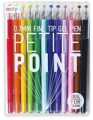 Image de Ooly Set de crayons gel - Petite Point 12 couleurs pour l'écriture créative