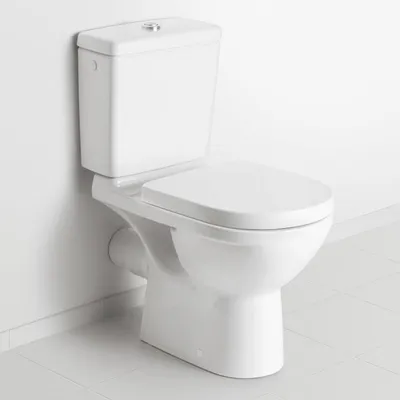Zdjęcie produktu dla WC stojące O.NOVO głębokie, 360 x 670 mm odpływ poziomy biały VILLEROY & BOCH