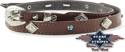 Produktbild von Hutband Western Biker Cowboy »HB-35« Braun