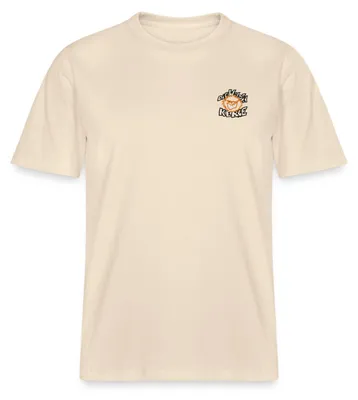 Produktbild von Spreadshirt Die Wilden Kerle Logo Stick Relaxed Fit Uni T-Shirt, S, Natur