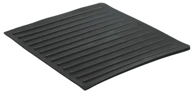 Abtropfgestell, Antirutsch, 45 x 40 cm, Silikon, Schwarz