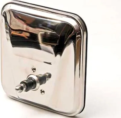 Produktbild von Ersatzspiegelkopf Edelstahl Spiegel Seitenspiegel Jeep CJ 76 - 86