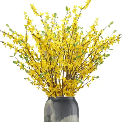 Image de 6 fleurs d'orchidée artificielles pour la décoration