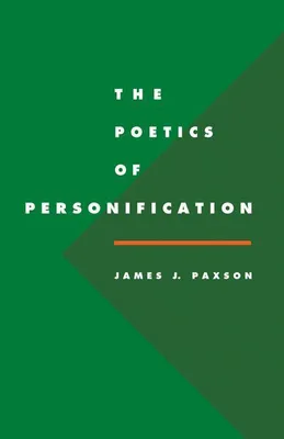 Produktbild von The Poetics of Personification