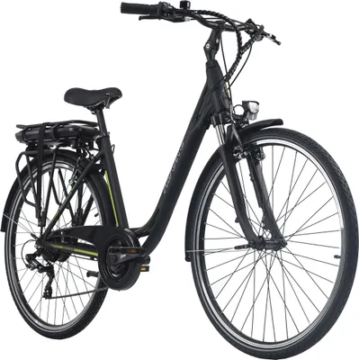 Produktbild von Pedelec E-Bike Cityfahrrad 28'' Adore Versailles schwarz-grün adore-bikes 112E