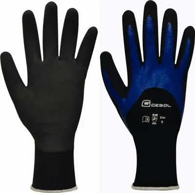 Produktbild von Gebol Handschuh Wet Grip XL Nylon/Nitril, 266669