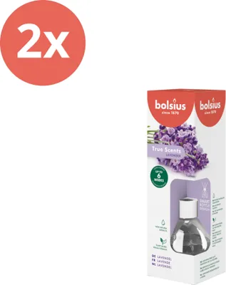 Produktbild von Bolsius - True Scents - Duftstäbchen - 60 ml - Lavendel - Vorteilspack - 2 Stücke