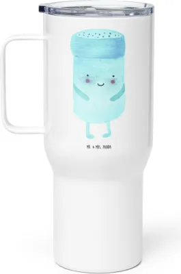Produktbild von Mr. & Mrs. Panda thermosbecher Beste Freunde Salz - Weiß - Geschenk, Lustige Sprüche, Teetasse, Fehlende Keywords, Kaffee-to-go-Becher, Thermobecher, Reisebecher