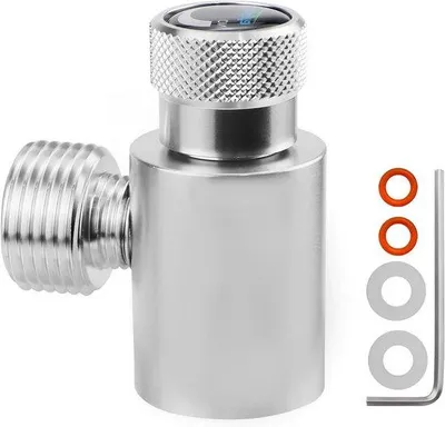 Obrázek produktu pro Adaptér pro přívod CO2 pro domácí pivní sudy s rychlospojkou TR21-4