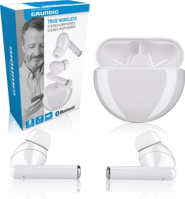 Image de Oreillettes bluetooth écouteurs avec étui grundig
