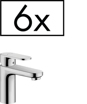 Immagine prodotto di Hansgrohe Vernis miscelatore per lavabo 108 con cassetta di scarico 6 cromo