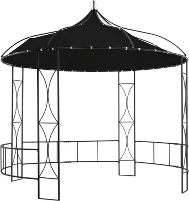 Obrázok produktu pre Altánok 300x290 cm, antracitový, okrúhly