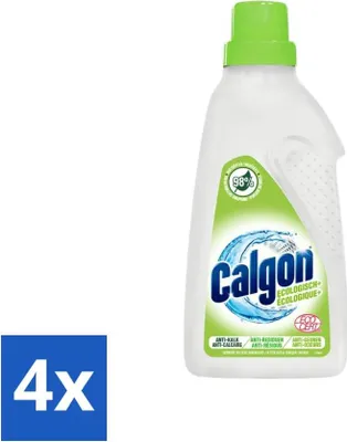 Obrázek produktu pro Calgon - čistič praček - gel - 750 ml - 15 pracích cyklů - výhodné balení - 4 kusy
