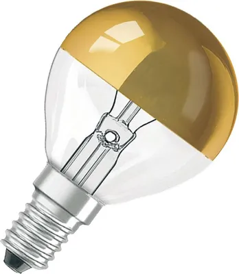 Produktbild von Bellight Tropfen Glühbirne 25W E14 Kopfspiegel Gold Glühlampe 25 Watt Glühbirnen dimmbar