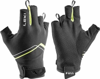 Produktbild von Leki Multi Breeze Short Black/Yellow/White 6 Handschuhe