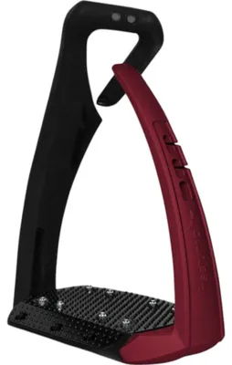 Produktbild von Freejump Steigbügel Soft´Up Pro Plus Black/Pearl Red Velvet
