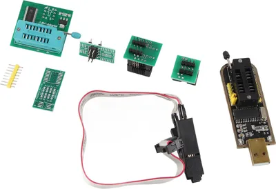 Produktbild von USB-Programmiergerät,Adapter-Buchsen-Konverter-Modul,SOP8-Test-Clip,SOP8 zu DIP8-Konverter-Modul,CH341A 24 25 Series Programmer