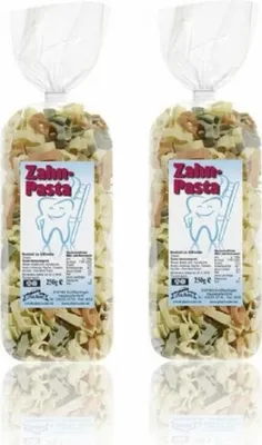 Produktbild von Streuteile Zähne aus Nudelteig, 2X 250 g, Nudeln, ZahnPasta, Pasta, Dekoration, Delikatesse, Zahn