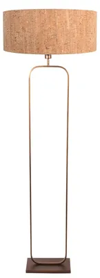 Zdjęcie produktu dla Lampa stojąca - brąz - Stang - metal tkanina - lampa stojąca - E27 - 4827BR - Steinhauer