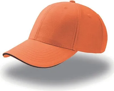 Produktbild von Atlantis  | Sport Sandwich Cap / Kappe / Mütze / Hut - Farbe: Orange/Navy - Größe: One Size