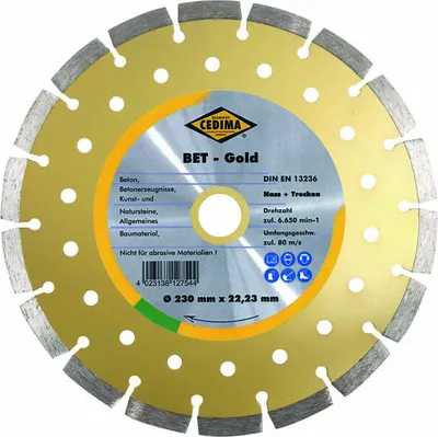 Obrázok produktu pre Cedima Diamond Segmental Cutting Blade 230X2,4