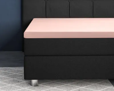 Productafbeelding van Primaviera Deluxe Topper Satijn Hoeslaken Roze 90 x 200 cm