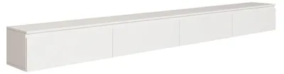 Produktbild von Selsey Bemmi – Hängendes TV-Board mit vier Klappen 300 cm, Weiß