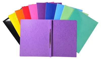 Immagine prodotto di Raccoglitore a fogli mobili Exacompta Manila cartone 355g-m² Iderama - A4 colori assortiti