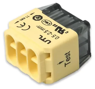 Immagine prodotto di Connettori per cavi, morsetti a inserimento rapido, connettori per 6 cavi, per cavi da 0,5 a 2,5 mm²