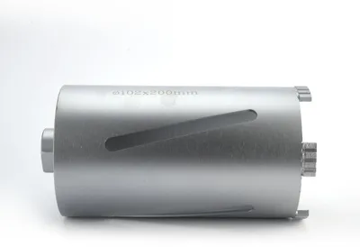 Imagen del producto de Broca de diamante para perforación de núcleos - Diámetro: 102 mm, Longitud: 200 mm, Rosca: M22