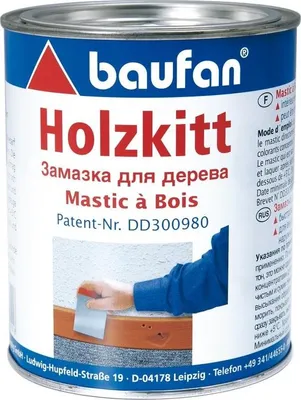 Produktbild von Baufan Füllmasse Holzkitt gebauchsfertig 1kg 101018