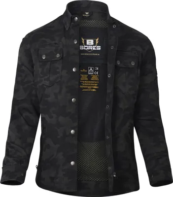 Produktbild von Bores Militaryjack Jacken-Hemd camouflage schwarz Damen XL