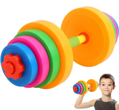 Image de Haltères pour enfants - Poids de jeu réglables pour l'entraînement