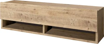 Produktbild von Fernsehschrank Dfantin, Ständer für Wohnzimmerfernseher, Niedriges Wohnzimmer-Sideboard, TV-Ständerbasis, 100x32h29 cm, Eiche