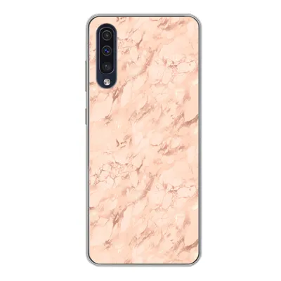 Produktbild von MuchoWow® Handyhülle Schutzhülle Hülle für Samsung Galaxy A50 Marmor - Roségold - Muster - Luxus Silikon Softcase Handy Hülle - Mobiltelefonhülle