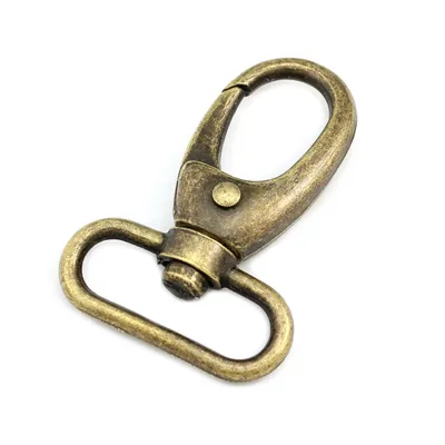Produktbild von 5 Karabinerhaken mit Wirbel 59 x 40mm Gurtbreite 30mm
