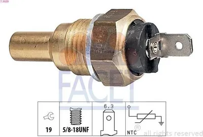 Produktbild von FACET 7.3029 Kühlmitteltemperatursensor für VOLVO 240 Kombi (P245) 740 Kombi (745) 740 (744) 240 (P242, P244) 760 (704, 764)