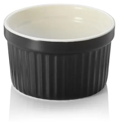 Produktbild von Ragout Fin Set, Ø 7 cm, 85 ml, schwarz, Set á 6 Stück, Porzellan