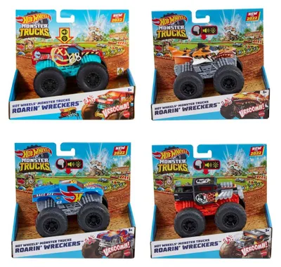 Image de Mattel Hot Wheels Monster trucks, des épaves qui brillent et grondent HDX60