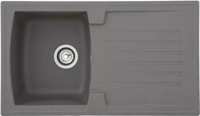 Produktbild von Küchenspüle Einbauspüle Spüle Granit Mineralite 86 x 50 Grau Respekta Boston
