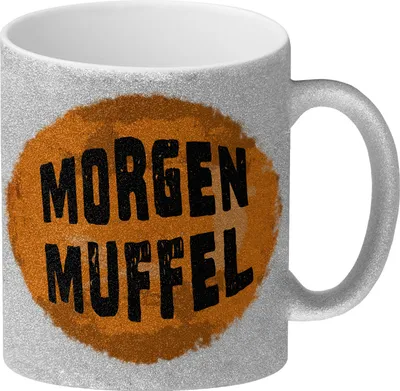 Produktbild von Morgenmuffel Glitzer-Glitzer-Kaffeebecher