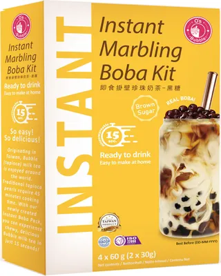 Produktbild von Os Bubble Instantní mléčný nápoj Bubble Tea s hnědým cukrem 240g