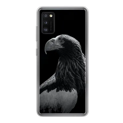 Produktbild von MuchoWow® Handyhülle Schutzhülle Hülle für Samsung Galaxy A41 Adler - Nahaufnahme - Schnabel Silikon Softcase Handy Hülle - Mobiltelefon