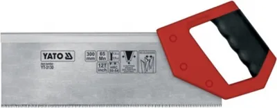 Obrázok produktu pre Yato YT-3130, Čapovacia píla, Drevo, Uhlíková oceľ, Termoplastická guma (TPR), ABS umelá hmota, Nerezová oceľ, Čierna, Červená