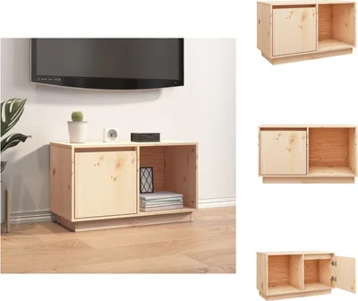 Produktbild von vidaXL TV-Schrank 74x35x44 cm Massivholz Kiefer -  TV-Möbel